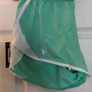 Under Armour Women's Mint Green Athletic Shorts